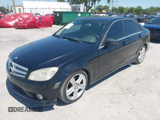 2010 Mercedes-Benz C-Class C 300 Sport with VIN WDDGF8BB1AR121245, listed as a IAAI auction lot 42061384 with 1 mi miles. Bid and sale history available at carsss.com. Image 2.