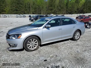 2013 Volkswagen Passat SEL Premium with VIN 1VWCP7A32DC070188, listed as a Copart auction lot 52161325 with 175,368 mi miles and Salvage Title. Bid and sale history available at carsss.com. Image 1.