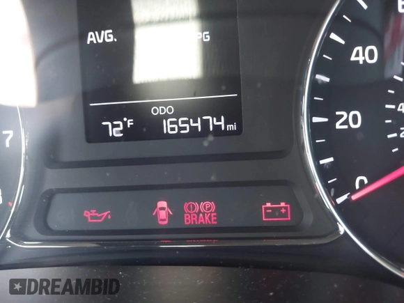 2017 Kia Forte LX with VIN 3KPFK4A71HE042784, listed as a IAAI auction lot 42152726 with 165,474 mi miles. Bid and sale history available at carsss.com. Image 15.