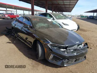 2025 Kia K5 GT-Line with VIN KNAG64J78S5270130, listed as a IAAI auction lot 41414346 with 1 mi miles. Bid and sale history available at carsss.com. Image 1.