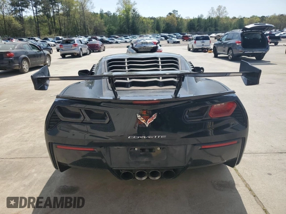 2014 Chevrolet Corvette 3LT with VIN 1G1YE2D72E5100689, listed as a Copart auction lot 50596915 with 83,073 mi miles and Salvage title. Bid and sale history available at DreamBid. Image 6.