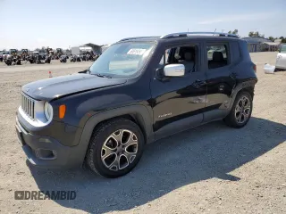 2015 Jeep Renegade Limited with VIN ZACCJADT5FPB20058, listed as a Copart auction lot 60619395 with 122,982 mi miles and Salvage title. Bid and sale history available at DreamBid. Image 1.