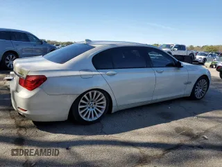 2010 BMW 7 Series 750Li with VIN WBAKB8C52ACY63372, listed as a Copart auction lot 49962145 with 142,480 mi miles and Clean title. Bid and sale history available at DreamBid. Image 3.