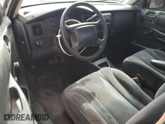 2004 Dodge Dakota with VIN 1D7FL16K34S621135, listed as a Copart auction lot 46485985 with 202,197 mi miles and Salvage Title. Bid and sale history available at carsss.com. Image 8.