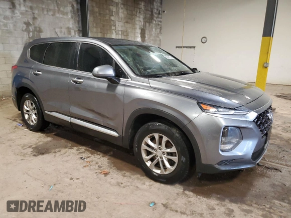 2019 Hyundai Santa Fe SE with VIN 5NMS23AD1KH007340, listed as a Copart auction lot 57855435 with 136,751 mi miles and Clean title. Bid and sale history available at DreamBid. Image 4.