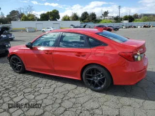 2024 Honda Civic Sedan Sport with VIN 2HGFE2F58RH547070, listed as a Copart auction lot 48346985 with 17,025 mi miles and Salvage Title. Bid and sale history available at carsss.com. Image 2.