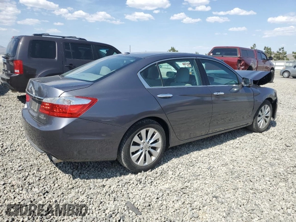 2015 Honda Accord Touring with VIN 1HGCR3F93FA038031, listed as a Copart auction lot 59813275 with 71,899 mi miles and Salvage title. Bid and sale history available at DreamBid. Image 3.