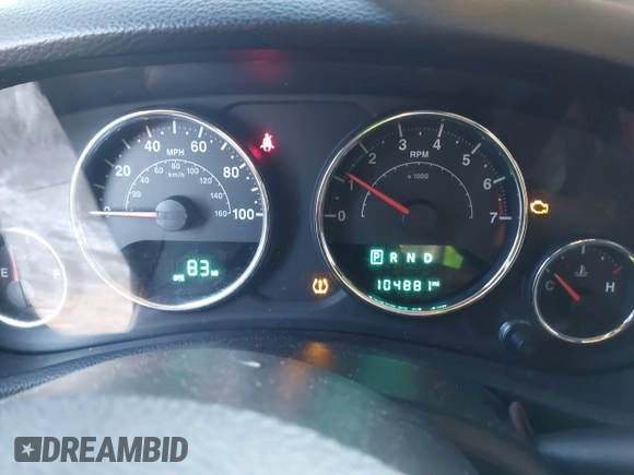 2014 Jeep Wrangler Sport with VIN 1C4AJWAG9EL295931, listed as a IAAI auction lot 41362815 with 104,881 mi miles and . Bid and sale history available at carsss.com. Image 7.