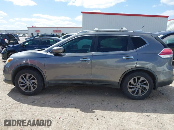 2016 Nissan Rogue SV with VIN 5N1AT2MTXGC874078, listed as a IAAI auction lot 41838624 with 140,561 mi miles. Bid and sale history available at carsss.com. Image 14.
