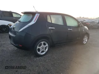 2012 Nissan LEAF SL with VIN JN1AZ0CP4CT017182, listed as a Copart auction lot 86753844 with 118,534 mi miles and Clean Title. Bid and sale history available at carsss.com. Image 3.