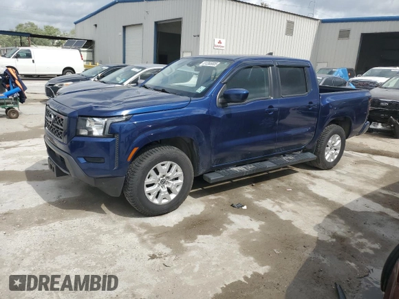 2022 Nissan Frontier SV z VIN 1N6ED1EJ5NN659197, wystawiony jako Copart lot #51265805 z przebiegiem 68 682 mil mil oraz Szkoda całkowita • Salvage title. Historia ofert i sprzedaży dostępna na DreamBid. Obrazek 1.