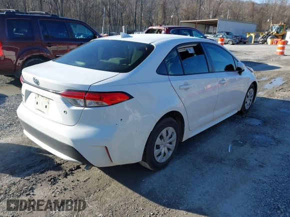 2021 Toyota Corolla L with VIN JTDDPMAE8MJ174820, listed as a IAAI auction lot 41565395 with 77,808 mi miles and . Bid and sale history available at DreamBid. Image 4.