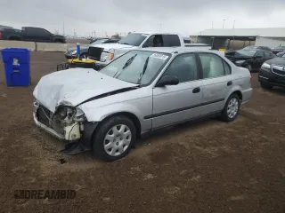 1998 Honda Civic LX z VIN 1HGEJ6677WL033614, wystawiony jako Copart lot #56000915 z przebiegiem 289 524 mil mil oraz Szkoda całkowita • Salvage title. Historia ofert i sprzedaży dostępna na DreamBid. Obrazek 1.