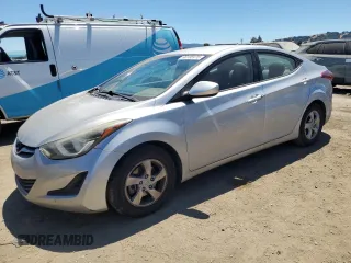 2014 Hyundai Elantra SE with VIN 5NPDH4AE9EH511616, listed as a Copart auction lot 66185975 with 203,340 mi miles and Salvage title. Bid and sale history available at DreamBid. Image 1.