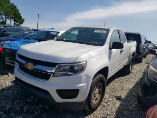 2015 Chevrolet Colorado 2WD Base with VIN 1GCHSAEA1F1257398, listed as a Copart auction lot 45851374 with 134,397 mi miles and Clean Title. Bid and sale history available at carsss.com. Image 1.