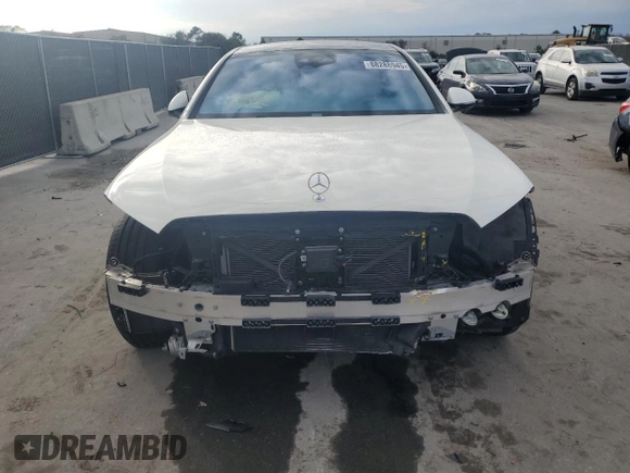 2023 Mercedes-Benz S-Class S 580 with VIN W1K6G7GB8PA201712, listed as a Copart auction lot 88288945 with 0 mi miles and Salvage Title. Bid and sale history available at carsss.com. Image 5.