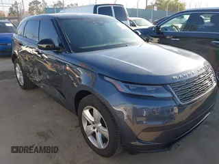 2025 Land Rover Range Rover Velar S with VIN SALYJ2EX5SA392822, listed as a IAAI auction lot 42259634 with 4,289 mi miles and . Bid and sale history available at DreamBid. Image 1.