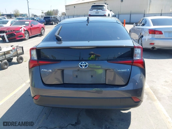 2022 Toyota Prius L Eco with VIN JTDKAMFU5N3160694, listed as a IAAI auction lot 41874909 with 80,376 mi miles. Bid and sale history available at carsss.com. Image 16.