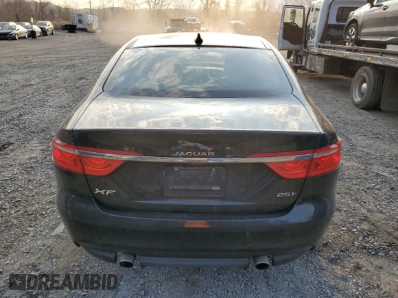 2018 Jaguar XF 25t Prestige with VIN SAJBE4FX4JCY59356, listed as a Copart auction lot 49068025 with 49,486 mi miles and Salvage Title. Bid and sale history available at carsss.com. Image 6.