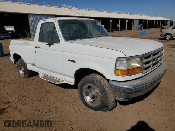 1992 Ford F-150 with VIN 1FTEF14H7NKB08766, listed as a Copart auction lot 69073964 with 115,791 mi miles and Clean Title. Bid and sale history available at carsss.com. Image 4.