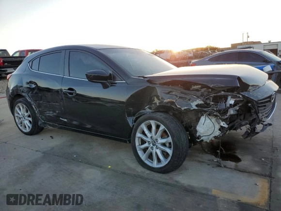 2014 Mazda 3 S Touring with VIN JM1BM1L34E1103688, listed as a Copart auction lot 79413874 with 48,667 mi miles and Salvage Title. Bid and sale history available at DreamBid. Image 4.
