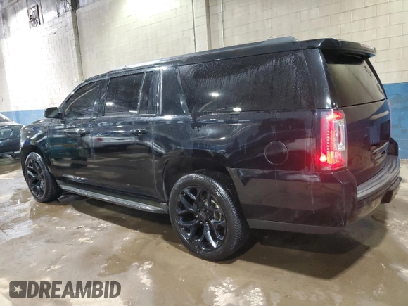 2015 GMC Yukon XL SLT with VIN 1GKS2HKC8FR259613, listed as a Copart auction lot 45114745 with 108,995 mi miles and Clean Title. Bid and sale history available at carsss.com. Image 2.