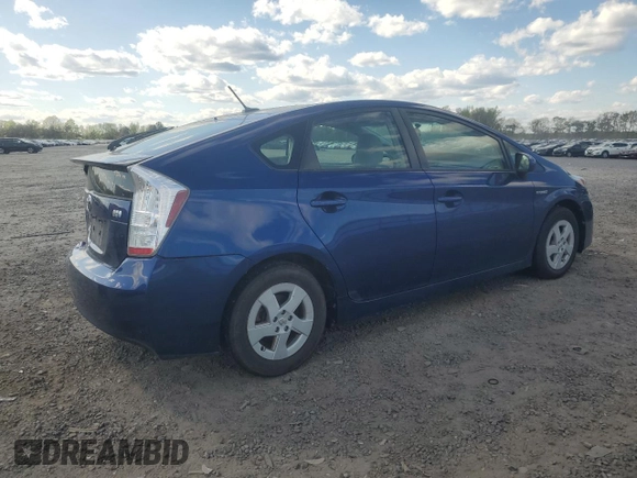 2011 Toyota Prius I with VIN JTDKN3DU8B1416268, listed as a Copart auction lot 53342565 with 285,704 mi miles and Salvage Title. Bid and sale history available at carsss.com. Image 3.