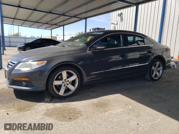 2012 Volkswagen CC Lux PZEV with VIN WVWHP7AN7CE505154, listed as a Copart auction lot 51849365 with 125,124 mi miles and Salvage Title. Bid and sale history available at carsss.com. Image 1.