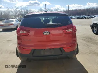 2011 Kia Sportage LX with VIN KNDPBCA27B7115456, listed as a Copart auction lot 50258315 with 142,153 mi miles and Salvage title. Bid and sale history available at DreamBid. Image 6.