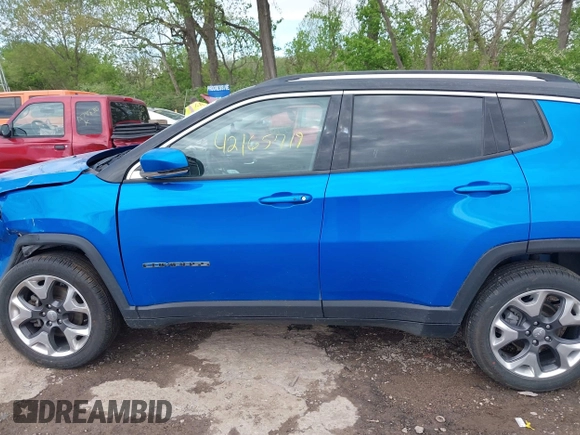 2019 Jeep Compass Limited с VIN 3C4NJDCBXKT647860, выставлен на аукционе IAAI как лот 42165719 с пробегом 82 860 миль миль и . История ставок и продаж доступна на DreamBid. Изображение 14.