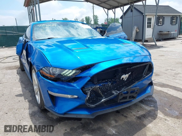 2019 Ford Mustang GT with VIN 1FA6P8CF4K5180728, listed as a IAAI auction lot 42250689 with 9,135 mi miles and . Bid and sale history available at DreamBid. Image 17.