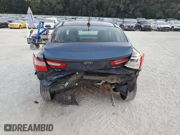 2017 Kia Rio EX with VIN KNADN4A39H6058651, listed as a Copart auction lot 78349644 with 43,859 mi miles and Salvage Title. Bid and sale history available at carsss.com. Image 6.