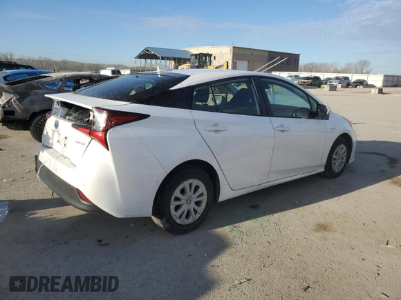 2020 Toyota Prius L Eco with VIN JTDKARFU0L3106035, listed as a Copart auction lot 50264895 with 117,156 mi miles and Salvage Title. Bid and sale history available at DreamBid. Image 3.