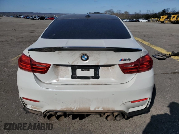 2017 BMW M4 with VIN WBS3R9C51HK709687, listed as a Copart auction lot 53371805 with 68,847 mi miles and Salvage title. Bid and sale history available at DreamBid. Image 6.