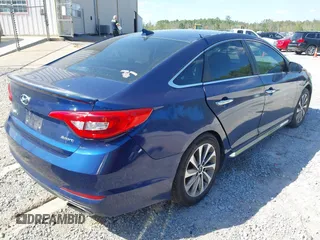 2015 Hyundai Sonata Sport with VIN 5NPE34AF9FH107616, listed as a IAAI auction lot 41867858 with 108,508 mi miles and . Bid and sale history available at DreamBid. Image 4.