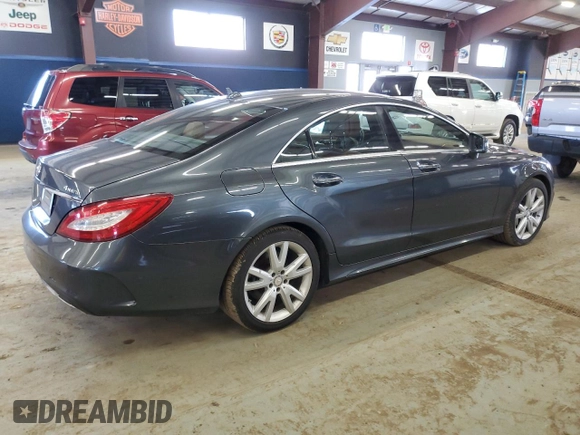 2015 Mercedes-Benz CLS-Class CLS 550 with VIN WDDLJ9BB4FA156032, listed as a Copart auction lot 47554185 with 120,805 mi miles and Clean Title. Bid and sale history available at carsss.com. Image 3.