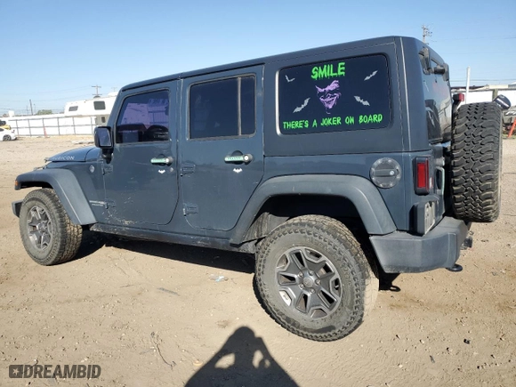 2018 Jeep Wrangler JK Unlimited Rubicon with VIN 1C4BJWFG9JL840582, listed as a Copart auction lot 73064054 with 47,590 mi miles and Salvage Title. Bid and sale history available at carsss.com. Image 2.