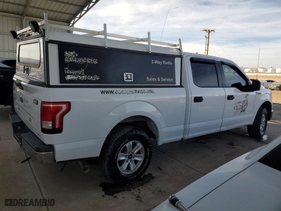 2015 Ford F-150 XLT w/HD Payload Pkg with VIN 1FTFW1EFXFKD51264, listed as a Copart auction lot 83697204 with 0 mi miles and Salvage Title. Bid and sale history available at carsss.com. Image 3.