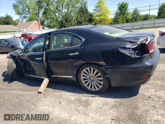 2013 Lexus LS 460 with VIN JTHCL5EF1D5018173, listed as a Copart auction lot 56674145 with 187,638 mi miles and Salvage title. Bid and sale history available at DreamBid. Image 2.