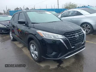 2024 Nissan Kicks S with VIN 3N1CP5BV0RL521270, listed as a IAAI auction lot 41777881 with 12,077 mi miles. Bid and sale history available at carsss.com. Image 1.