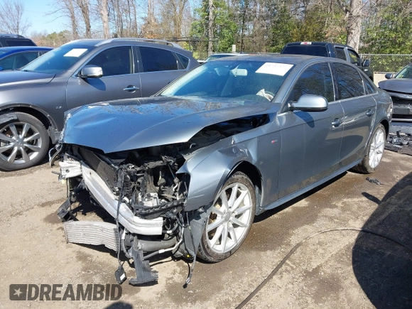 2016 Audi A4 Premium with VIN WAUBFAFL8GN005715, listed as a IAAI auction lot 41737327 with 73,342 mi miles. Bid and sale history available at carsss.com. Image 2.
