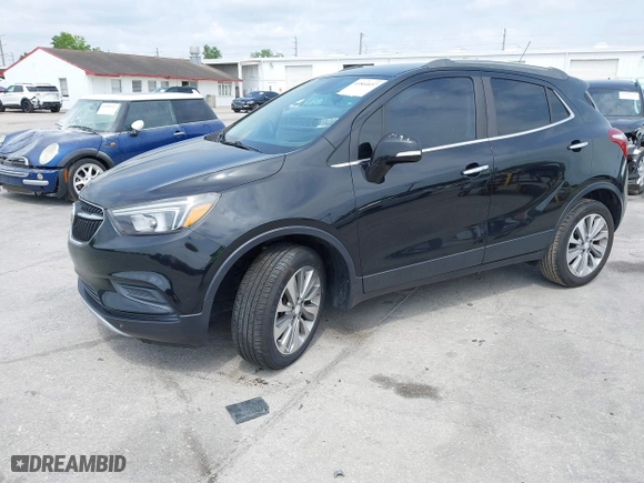 2018 Buick Encore Preferred with VIN KL4CJASB0JB654950, listed as a IAAI auction lot 41864657 with 83,961 mi miles. Bid and sale history available at carsss.com. Image 17.