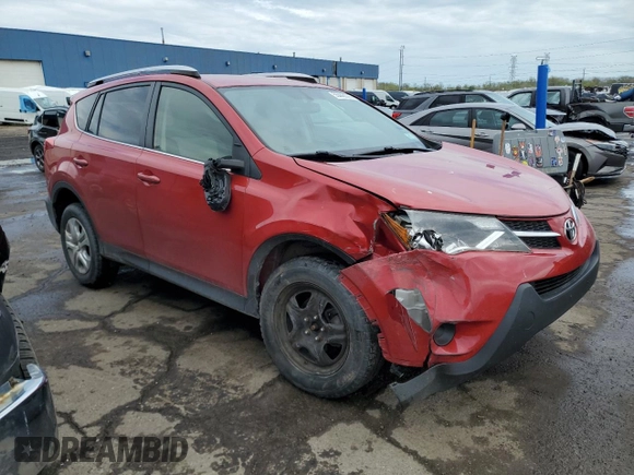 2015 Toyota RAV4 LE with VIN JTMBFREV4FJ029908, listed as a Copart auction lot 55443025 with 73,873 mi miles and Clean Title. Bid and sale history available at carsss.com. Image 4.