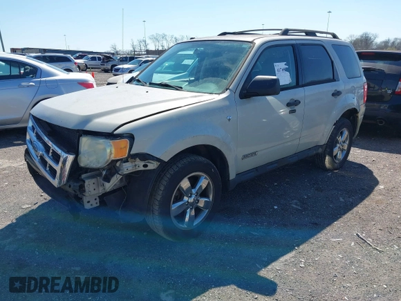 2008 Ford Escape XLT with VIN 1FMCU93198KC12899, listed as a IAAI auction lot 41768951 with 202,830 mi miles. Bid and sale history available at carsss.com. Image 2.
