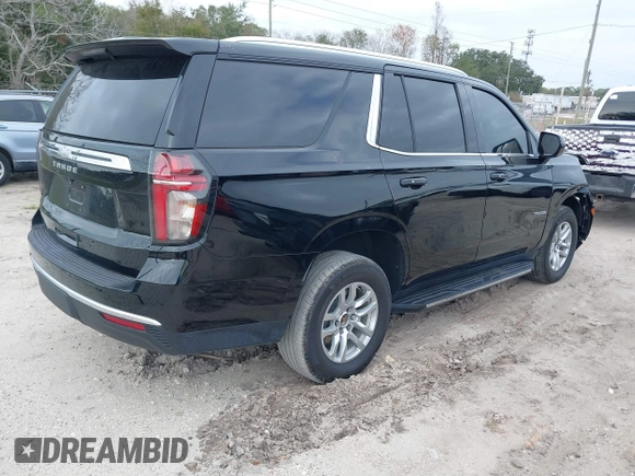 2023 Chevrolet Tahoe LS with VIN 1GNSCMKD2PR290181, listed as a IAAI auction lot 41275864 with 16,135 mi miles and . Bid and sale history available at DreamBid. Image 4.
