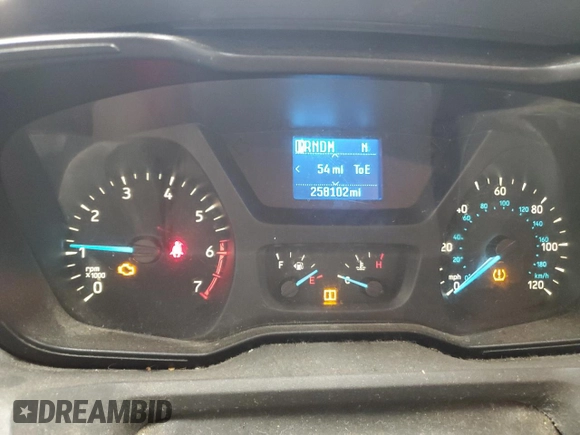 2016 Ford Transit with VIN 1FTYR2ZG4GKB07295, listed as a Copart auction lot 44388635 with 258,102 mi miles and Clean Title. Bid and sale history available at DreamBid. Image 9.
