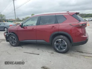 2025 Nissan Rogue SV with VIN JN8BT3BA3SW342439, listed as a Copart auction lot 51925185 with 1,927 mi miles and Salvage Title. Bid and sale history available at DreamBid. Image 2.