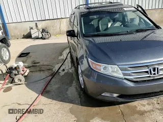 2012 Honda Odyssey Touring with VIN 5FNRL5H93CB130097, listed as a Copart auction lot 47445765 with 0 mi miles and Non Repairable. Bid and sale history available at carsss.com. Image 14.