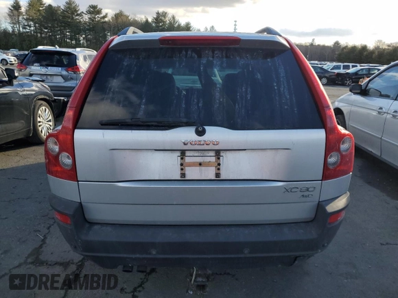 2003 Volvo XC90 with VIN YV1CM59H831017564, listed as a Copart auction lot 43927085 with 0 mi miles and Salvage Title. Bid and sale history available at carsss.com. Image 6.