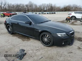 2009 BMW 6 Series 650i with VIN WBAEA53539CV92557, listed as a Copart auction lot 88932905 with 139,711 mi miles and Salvage Title. Bid and sale history available at carsss.com. Image 4.